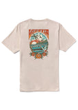 VISSLA Inked Organic Blend Short Sleeve Tee - BONE