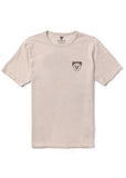 VISSLA Inked Organic Blend Short Sleeve Tee - BONE