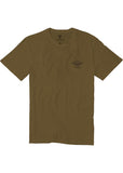 VISSLA Ay Frame Organic Blend Short Sleeve - DARK EARTH