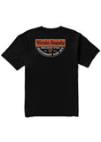 VISSLA Independent Swell Sort Sleeve Tee - BLACK