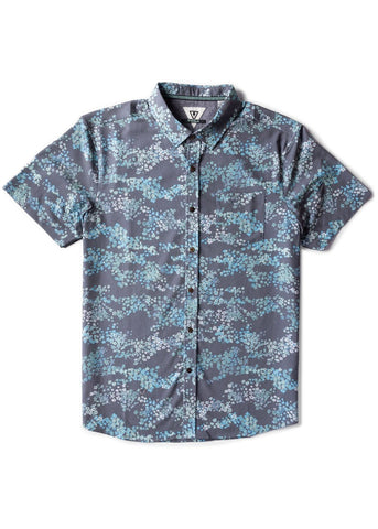 VISSLA - Botanica Eco Short Sleeve Shirt - GRAPHITE