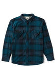 VISSLA Eco-Zy Long Sleeve Polar Flannel - DEEP WATER