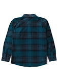 VISSLA Eco-Zy Long Sleeve Polar Flannel - DEEP WATER