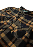 VISSLA Eco-Zy Long Sleeve Polar Flannel - BLACK