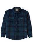 VISSLA Creators Mind Games Eco Long Sleeve Flannel - DARK NAVAL