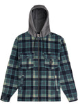 VISSLA - Descanso Hooded Shirt - SMOKEY JADE