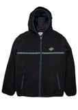 VISSLA Legail Sherpa Zip Hoodie - BLACK