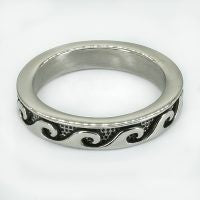 CLASSICS 77 Stainless Steel Women's Wave Ring