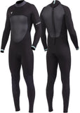 VISSLA Easy Seas 3/2 Full Back Zip - BLACK