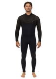 VISSLA High Seas || 3-2 Full Chest Zip - STEALTH