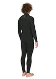 VISSLA - 7 Seas 3-2 Full Chest Zip Wetsuit - BLACK