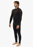 VISSLA High Seas || 3-2 Full Chest Zip - STEALTH