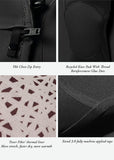 VISSLA High Seas II 4-3 Full Chest Zip - STEALTH