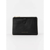 RUSTY - Grace Leather Pouch - BLACK