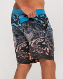 RUSTY - Paste Up Boardshort - BLACK