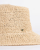 RUSTY Ariel Straw Bucket Hat - NATURAL/CREAM 1