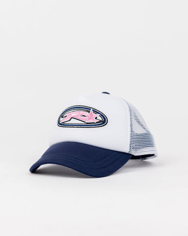 RUSTY Bright Star Trucker Cap Girls - NAVY BLUE