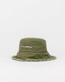 RUSTY Glimmer Bucket Hat Girls - ARMY GREEN