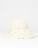 RUSTY Gleam Organic Bucket Hat - NATURAL