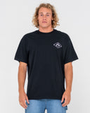 RUSTY Wull Wolume Short Sleeve Tee - BLACK