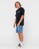 RUSTY Wull Wolume Short Sleeve Tee - BLACK
