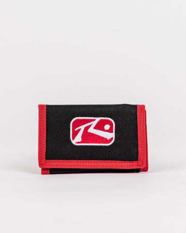 RUSTY Ring  In Tri Fold Wallet - BLACK