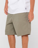 RUSTY - Wear Eva 22" Elastic Waist Baggy Short - SAVANNAH