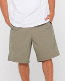 RUSTY - Wear Eva 22" Elastic Waist Baggy Short - SAVANNAH