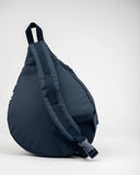 RUSTY White Lines Sling Bag - NAVY BLUE