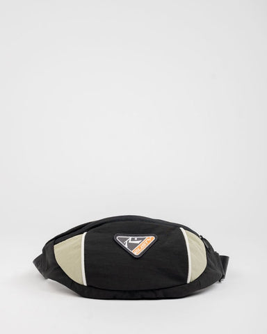 RUSTY Trisector Crossbody Bag - BLACK