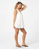 RUSTY Sara Mini Dress - WHITE