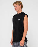 RUSTY Registered Muscle Top - BLACK