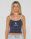 RUSTY Devil Staple Singlet - NAVY