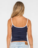 RUSTY Devil Staple Singlet - NAVY