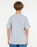 RUSTY Tidal Kombat Tee - SMOKE BLUE