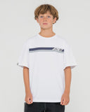 RUSTY Strike Out Tee Boys - WHITE