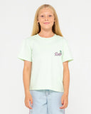RUSTY Throwback Tee Girls - JELLY MINT