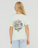 RUSTY Throwback Tee Girls - JELLY MINT
