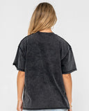 RUSTY Roxanne Feeln Rusty Oversize Tee - WASHED BLACK