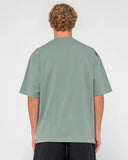 RUSTY Double Or Nothin Short Sleeve Tee - SLATE