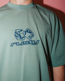 RUSTY Double Or Nothin Short Sleeve Tee - SLATE