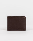 RUSTY High River Leather Wallet - COFFEE