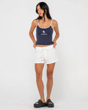 RUSTY Rumour Lounge Short - WHITE