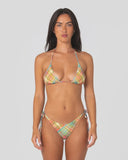 RUSTY Check Moi Multiway Bikini Top - MULTI CHECK