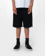 RUSTY Boys Flip Daddy Elastic Baggy Short - BLACK