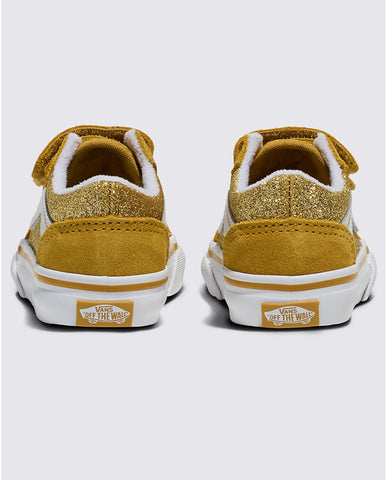 VANS Old Skool V GLITTER CHAMPAGNE GOLD Twentyfivenine