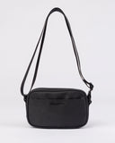 RUSTY Stellar Nylon Side Bag - BLACK