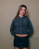 RUSTY Nana Beryl Slim Fit Cardigan - CARBON