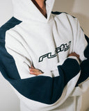 RUSTY 2K Sing Hooded Fleece - ECRU MARBLE