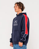RUSTY Lenuff Hooded Fleece - NAVY BLUE